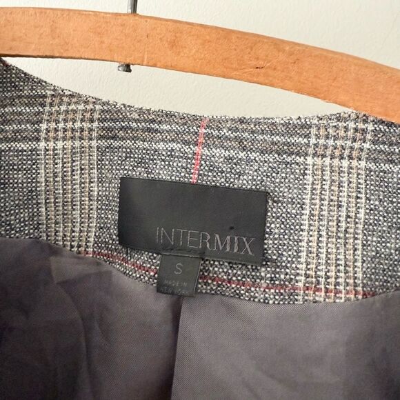 Intermix‎ Kiara wool plaid jacket size S - Picture 2 of 5